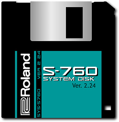 Roland S-760 OS Boot  Disk - v.2.24 - S760 - Operating System 2.24 Boot Disk