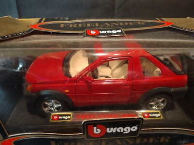 1998 Burago 1/24 Red Car Bijoux Collection Freelancer made in Italy original box