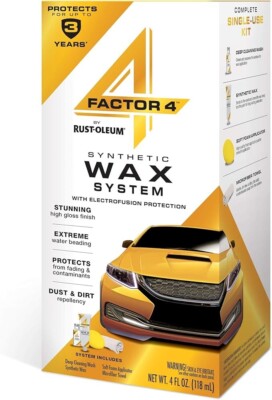 Factor 4 Synthetic Wax System with Electrofusion Protection by Rust-Oleum New!