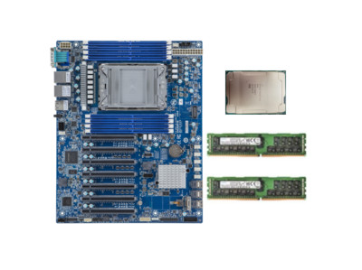 Gigabyte MU72-SU0 + Intel Xeon Platinum 8360y ES LGA4189 4U cooler 64GB 2666 RAM