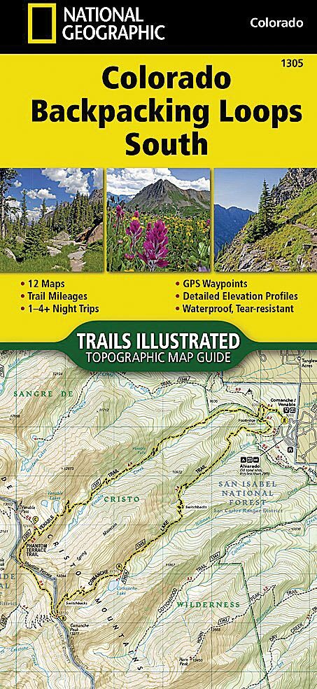 Иллюстрированная серия National Geographic Trails: Рюкзак Colorado Backpack South № 1305
