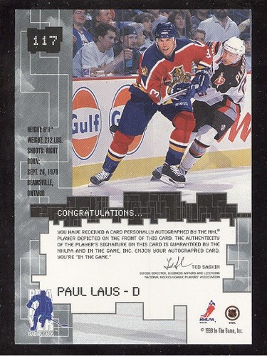FLORIDA PANTHERS JERSEY AUTOGRAPH NHL HOCKEY CARD SEE LIST - Picture 33 of 62