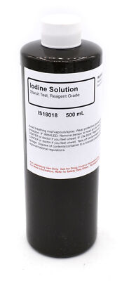 Reagent-Grade Iodine Solution, 500mL - The Curated Chemical Collection