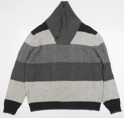 Brooks Brothers Strickpullover Pullover Herren Grau XL