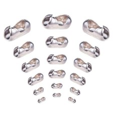 Stainless Steel Chain Connectors Necklace Bracelet Clasps Jewelry Findings 50pcs