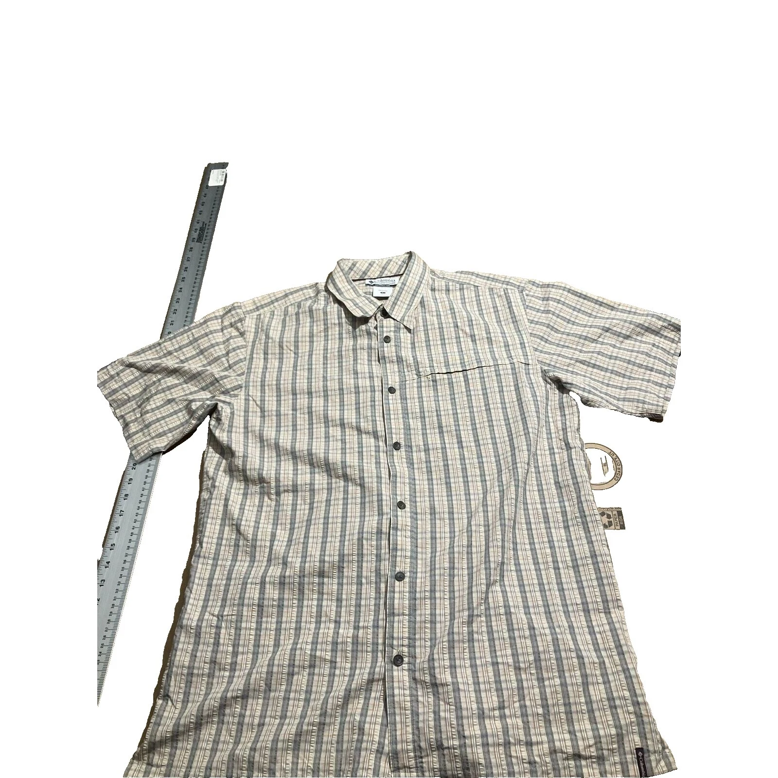 Camisas de vestir Columbia Poliéster a Cuadros para Hombres