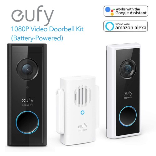 eufy Wireless Video Doorbell 1080P Security Camera Smart w/ WiFi Chime eBay