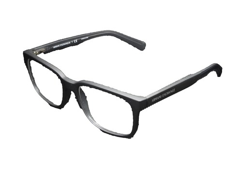 Armani Exchange AX3074 8323 Clear Purple Rectangal Eyeglass Frame/Case 54-16-140 A|X ARMANI EXCHANGE AX3074 8323 54-16 140 Eyeglasses | eBay main image 2