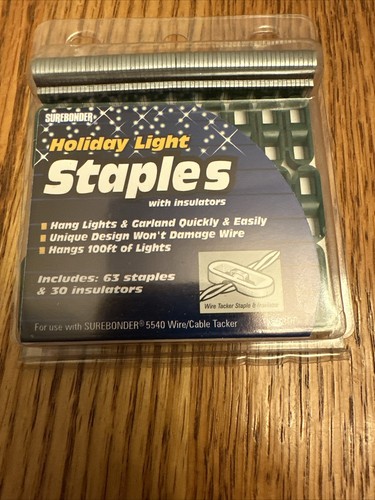 Surebonder 15030C Light Staples and Insulators for Italy