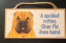 Shar Pei Spoiled plaque
