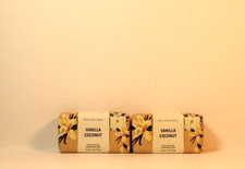 Bath  Body Works Vanilla Coconut Shea Butter Cleansing Bar Soap LOT of 2