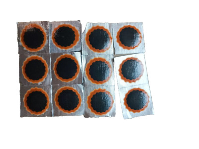 12x TIP TOP Schlauchflicken rund Größe F1 25 mm Flicken für Fahrrad Motorrad