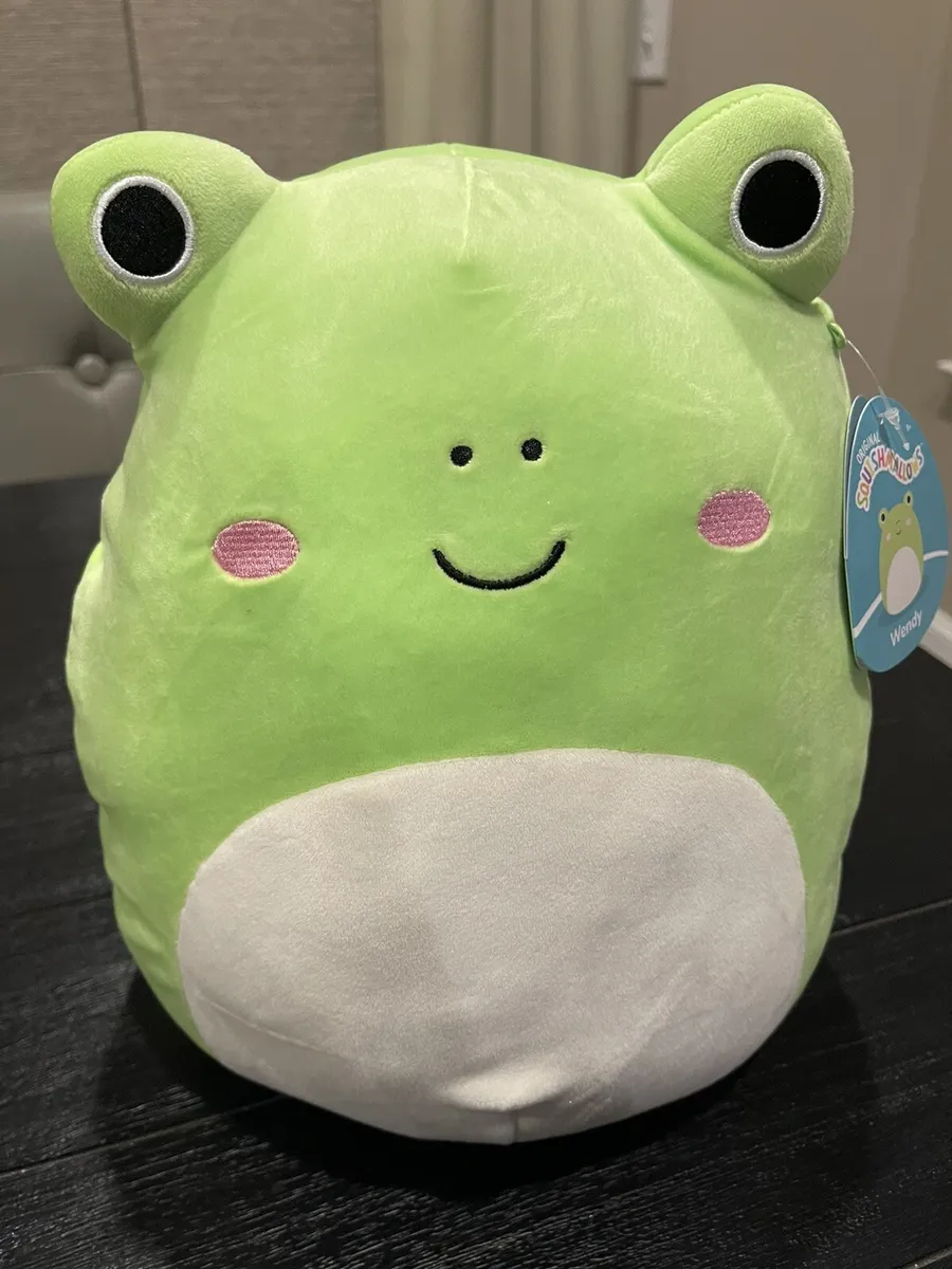NWT Squishmallow 12” WENDY the Green Frog OG Original Squad White