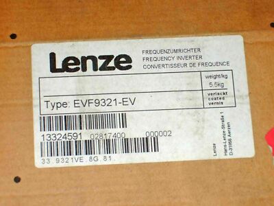 Urgent Delivery lenze inverter EVF9321-EV new