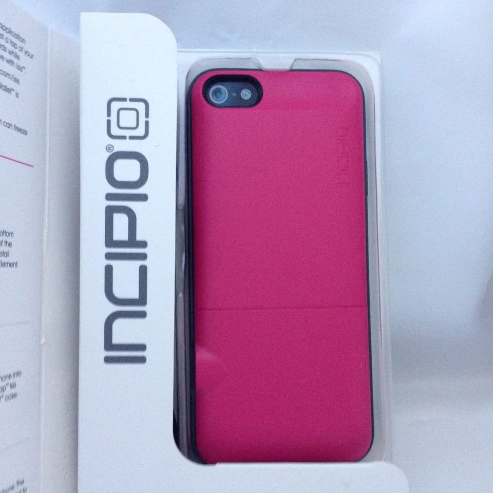 Funda tipo billetera móvil Incipio Cashwrap ISIS rosa iPhone 5 5S + limpiador ZAGG gratis nueva en caja Foto 4 de 4
