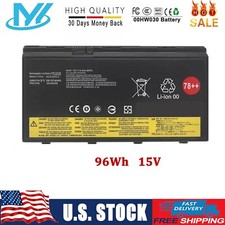   78  00HW030 96Wh Battery For Lenovo ThinkPad P70 P71 20ER 20ES 20HK 01AV451