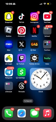 iphone 14 pro max with tik tok downloaded