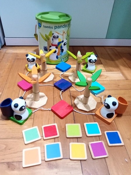 Juego Itslmagical de Bambú "Panda Pink"