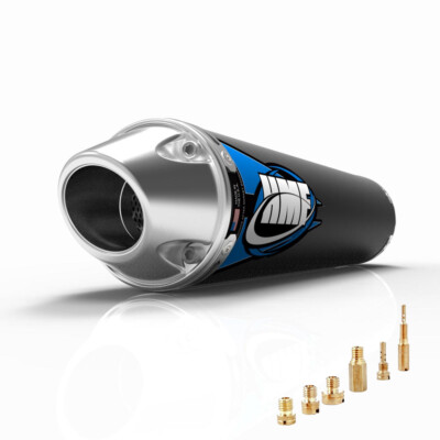 HMF Suzuki LTZ 400 Competition Slip On Exhaust w/Euro + Jets (03-08)