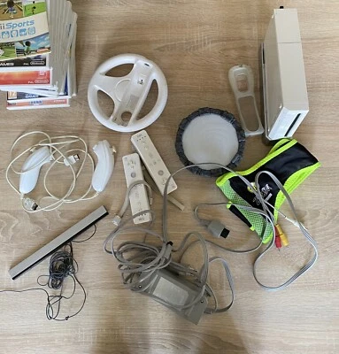 Nintendo Wii 512 Mo Console - Blanc - Photo 1/2