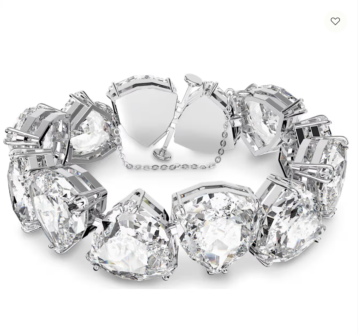 Swarovski Millenia bracelet, Oversized crystals, Trilliant cut