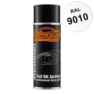 RAL 9010 Reinweiss Spraydose alle Glanzgrade Varianten
