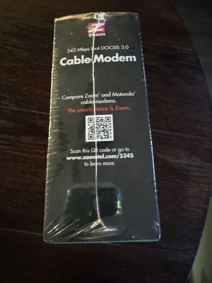 New! Sealed! Zoom DOCSIS 3.0 High-Speed Cable Modem 5345 - Image 4 of 4