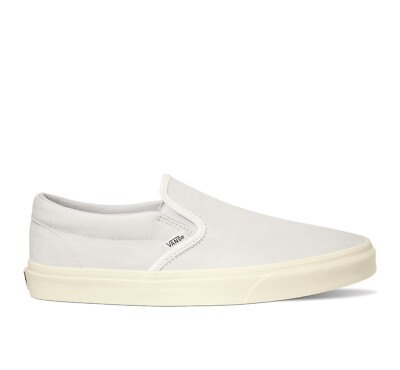 Vans Pig Suede Slip-On Skate Sneakers Shoes Blanc De Blanc VN000BVZJVY US  4-13