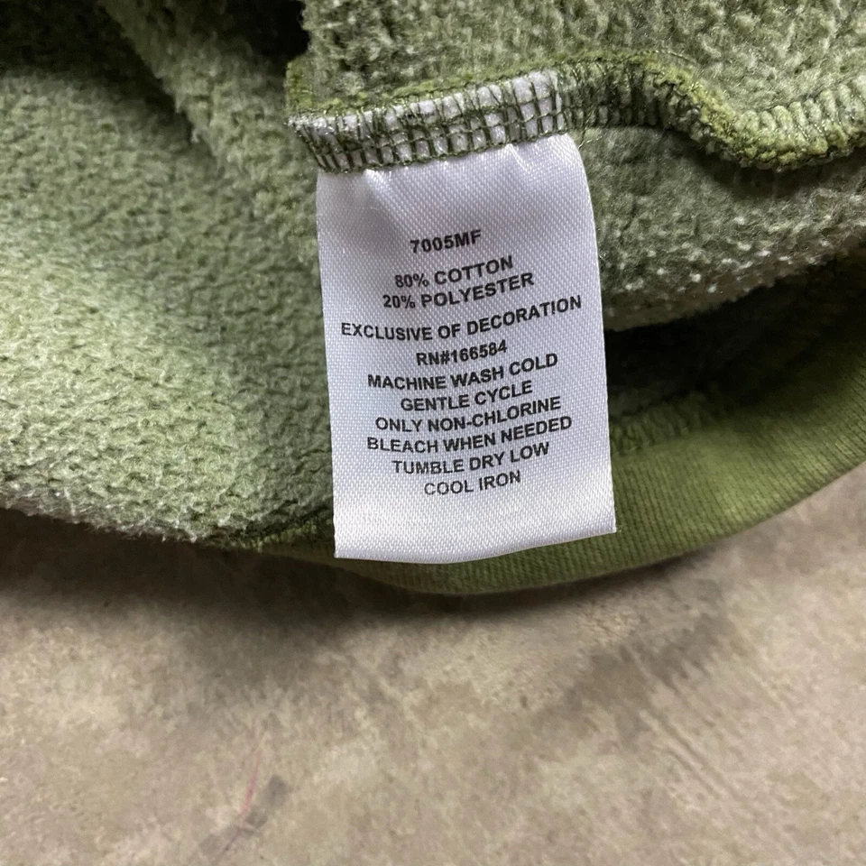 Sudadera con capucha Gap verde oliva mediana para mujer deletrear logotipo grande Foto 4 de 4