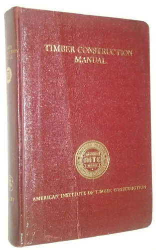 American Insitute Timber Construction Manual 1966 1st ED + Signed Promo Letter