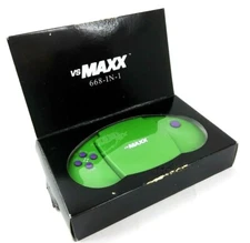 vs MAXX Vintage Handheld Gaming System 668 Games in one Game Green New Open box
