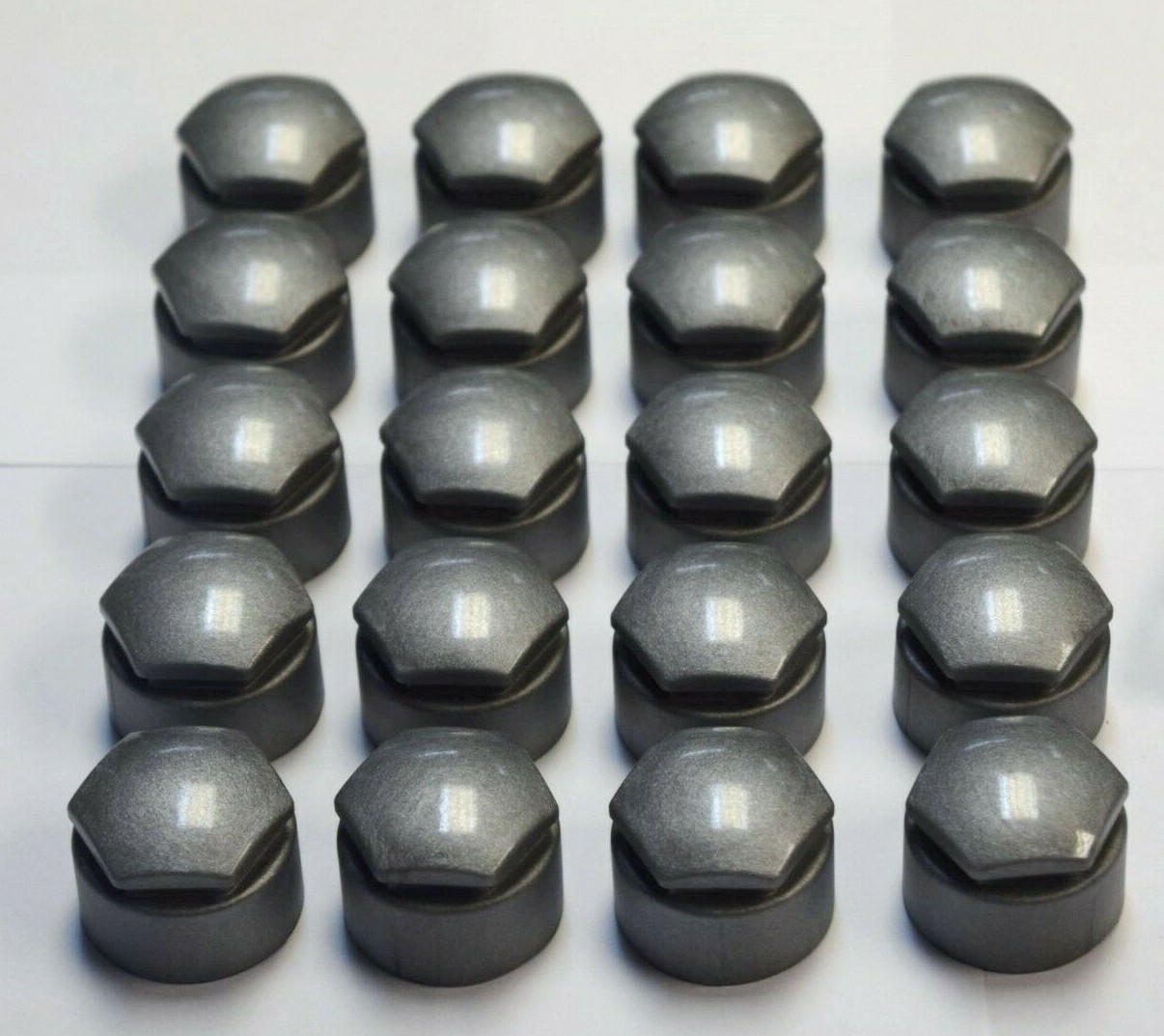 WHEEL NUT BOLT COVERS SKODA OCTAVIA FABIA SUPERB 17mm LOCKING CAPS