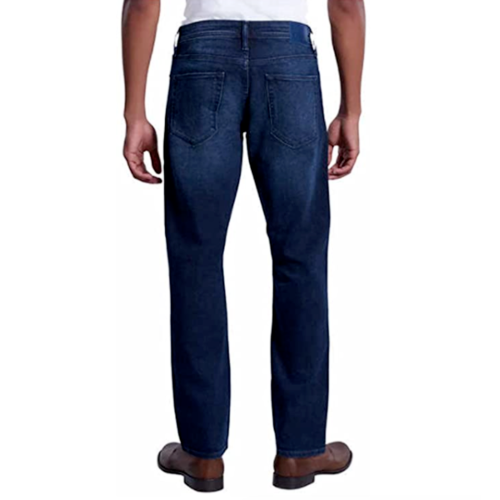 Chaps Men's Slim Leg Straight Fit Comfort Stretch Jeans ABYSS Dark Wash