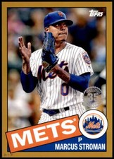Marcus Stroman 2020 Topps 1985 35th Anniversary Series 2 5x7 Gold #85TB-27 /10 M