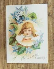 Victorian Trade Card Willimantic Thread