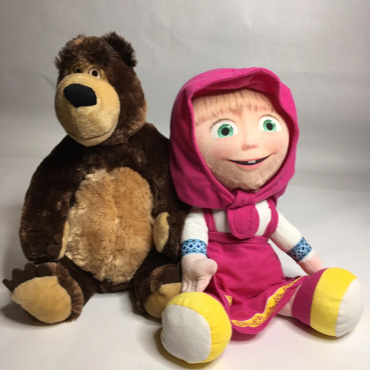 Masha and The Bear Soft Plush 17 Dolls Rare PMS International eBay