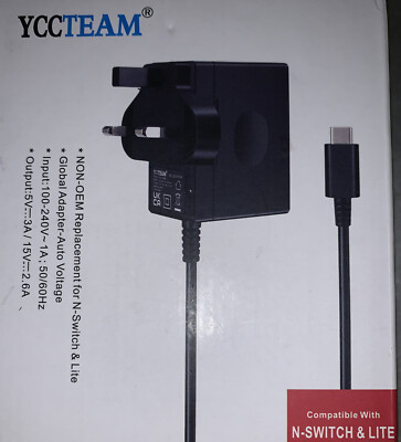 Charger for Switch/Switch OLED/Switch Lite, Hours