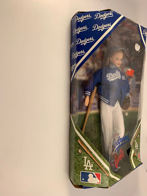 NRFB Los Angeles Dodgers Barbie in Uniform New in Box Mattel 23882
