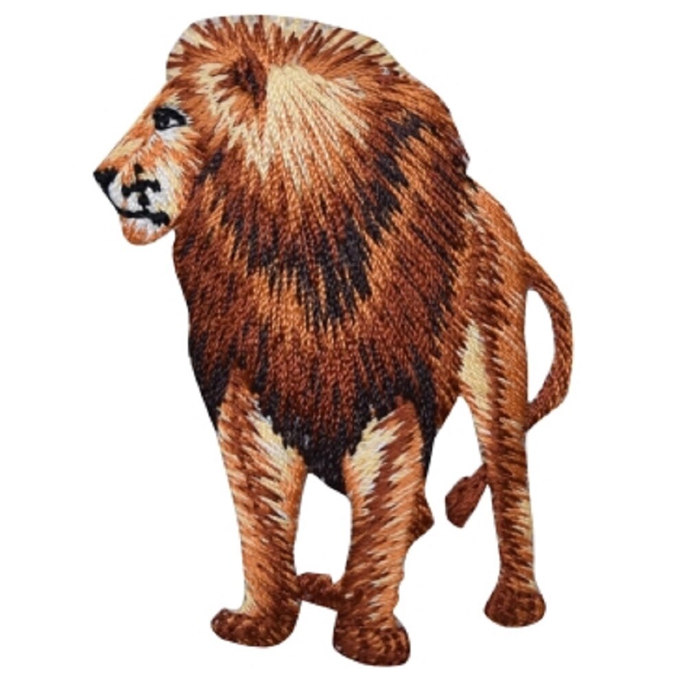 Lion Applique Patch Leo, Zookeeper Badge 2.5" (Iron on) eBay