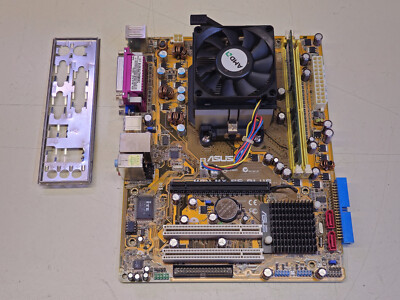 Asus M2N-MX SE PLUS REV 2.02G + AMD Athlon 64 X2 4400+ + 2GB + I/O Shield TESTED