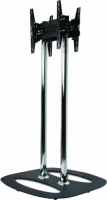B-Tech BT8552-200/BC Back-to-Back Flat Screen Floor Stand 2.0m, 2x35kg bis 65''