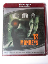 12 Monkeys HD-DVD, 2006  BRAND NEW Bruce Willis Brad Pitt buy 2 get 1 FREE