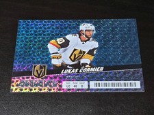 2024-25 UD Credentials Lukas Cormier DEBUT TICKET ACCESS Vegas Golden Knights