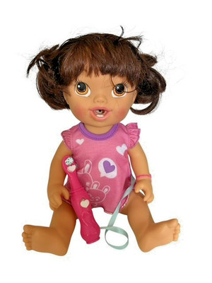 Baby Alive Brushy Brushy Baby Brunette Original Shirt Toothbrush