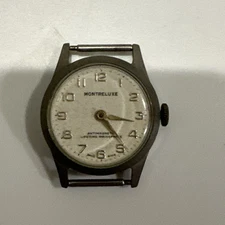 Montreluxe Lifetime Main Spring Anti-Magnetic Watch For Parts Or Repair