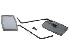 für PIAGGIO APE 50 Spiegel Set RMS groß grau alle Modelle FL2 FL3 Mix Elestart