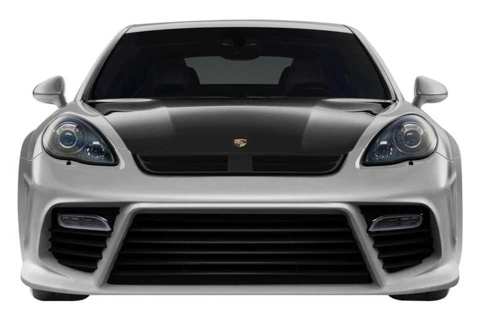 For Porsche Panamera 10-13 Front Bumper Cover Eros Style Version 4 Fiberglass - Imagem 2 de 4