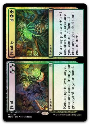 Find // Finality (Ripple Foil) #261 (NM) Modern Horizons 3 M3C Magic MTG