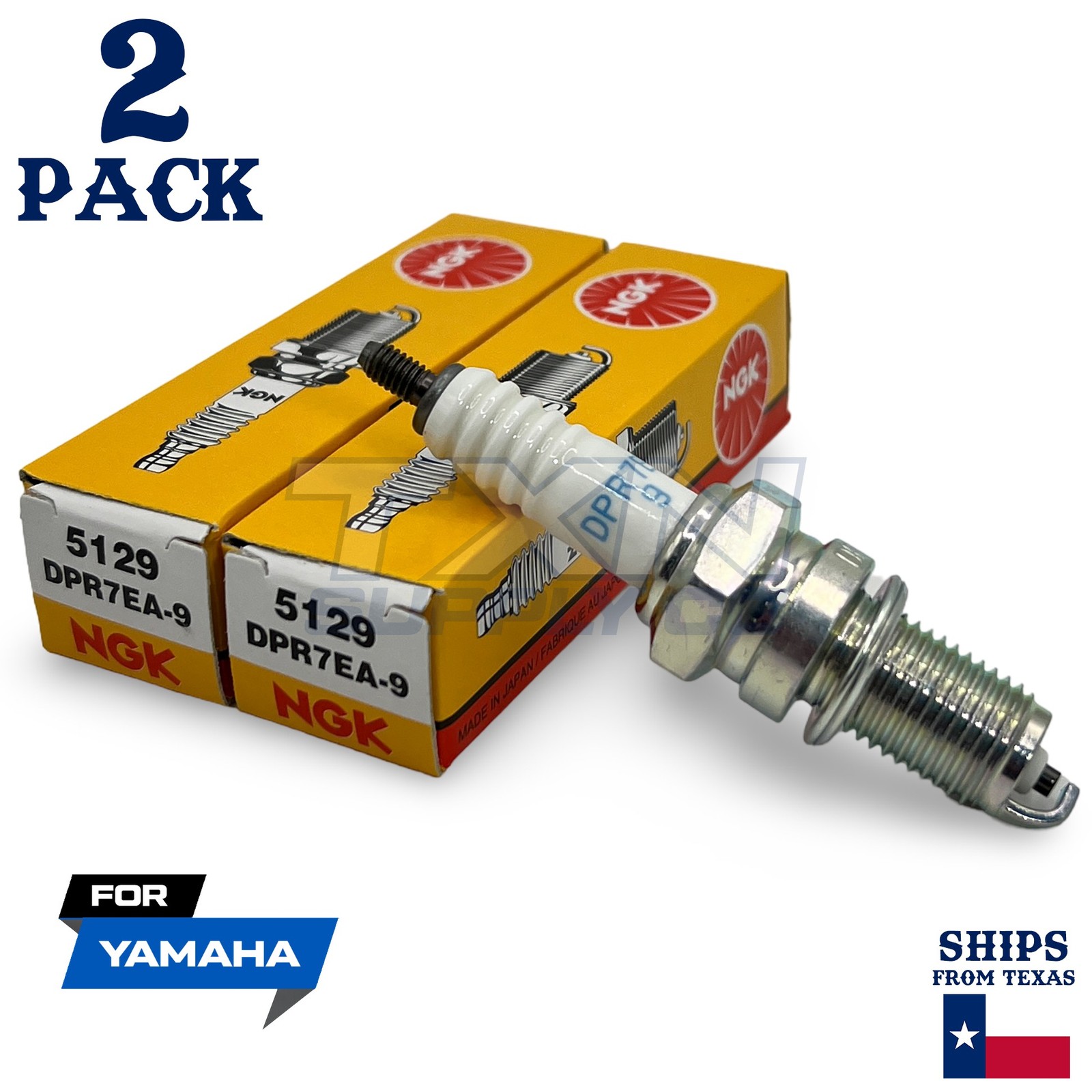 2 NGK Spark Plug - For 1997-2006 XVS 650 Drag Star Classic Yamaha Motorcycle