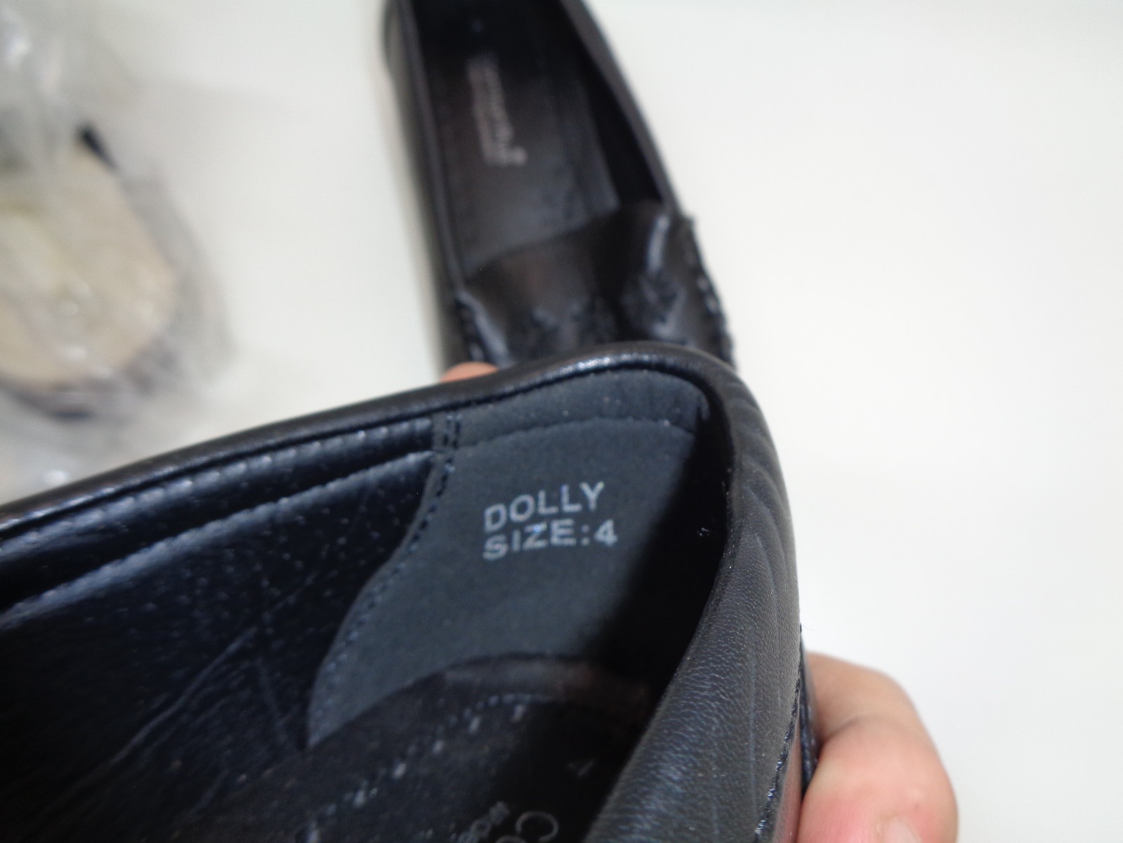 Ladies Womens Black Shoes Low Wedge Casual Flats Wide Fit New RRP £30 UK Size 4 image 5